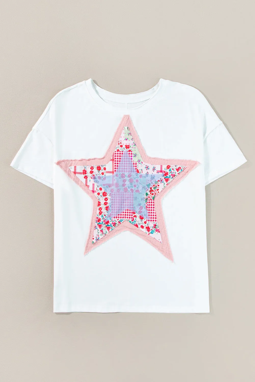 Star Patchwork Loose Top