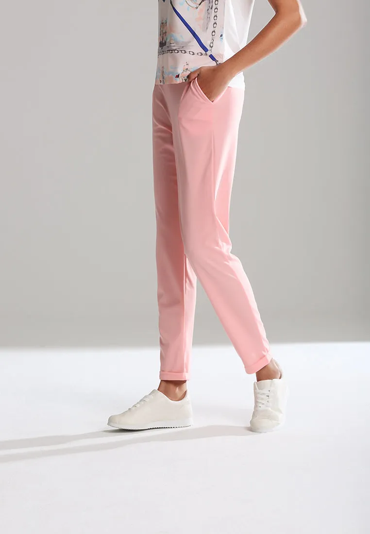 straight cut casual pants