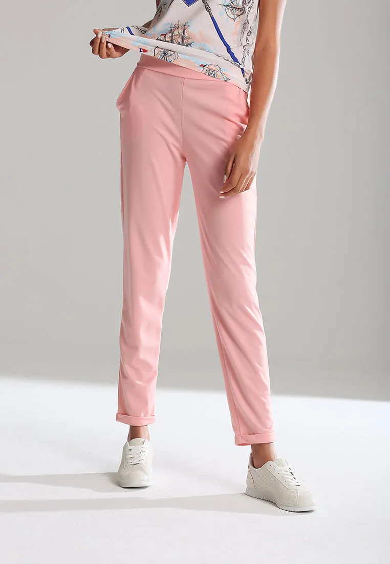 straight cut casual pants