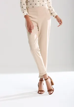 straight cut casual pants
