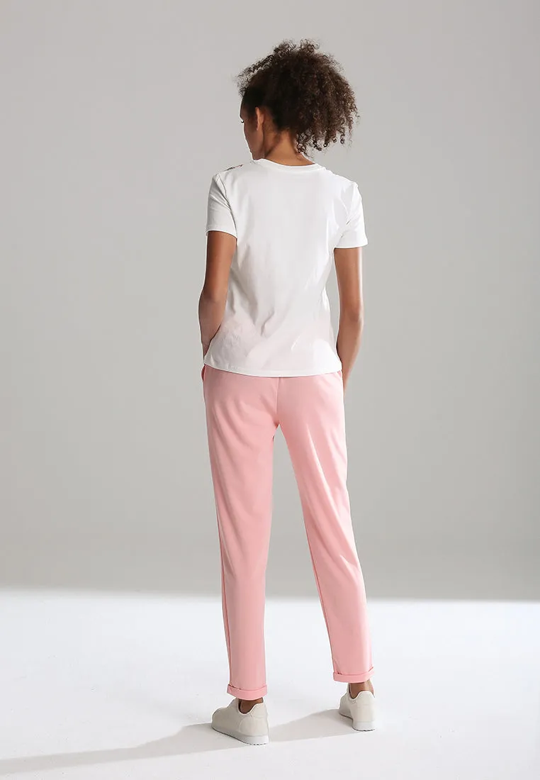 straight cut casual pants