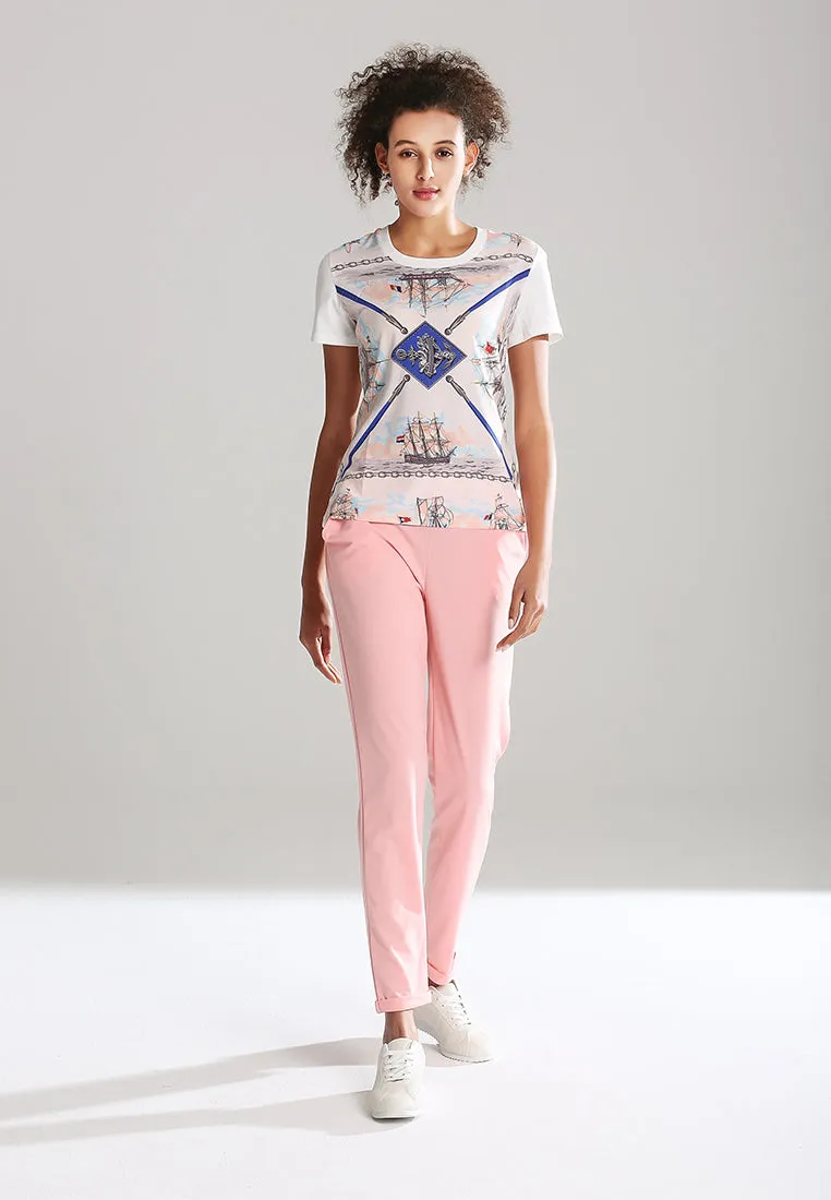 straight cut casual pants
