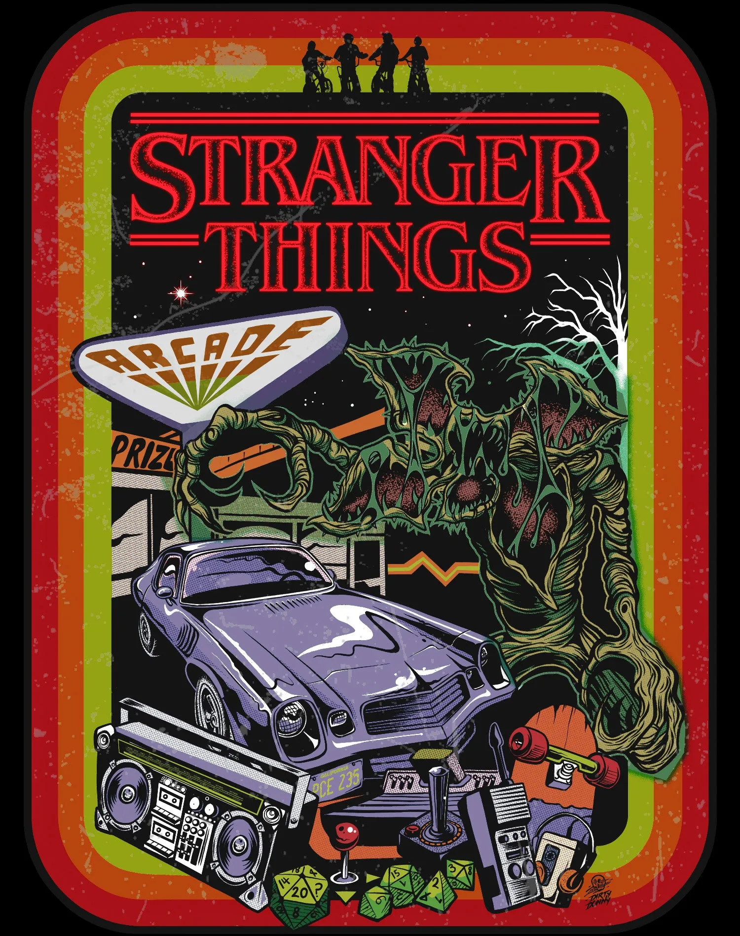 Stranger Things Comic Promo Palace Arcade Sweatshirt