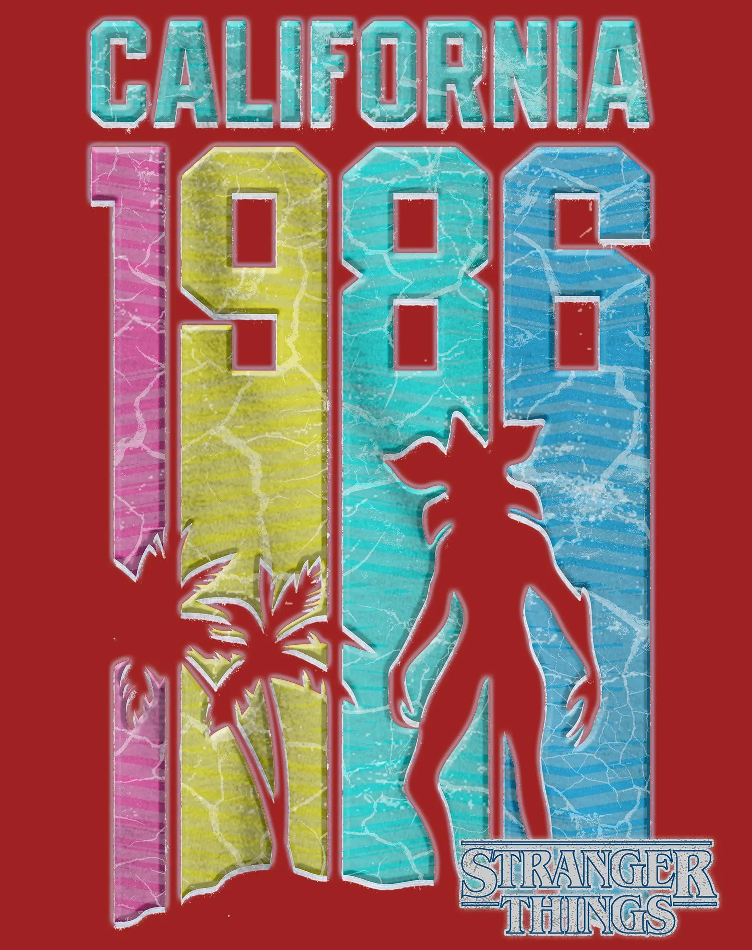 Stranger Things Demogorgon California 1986 Sweatshirt