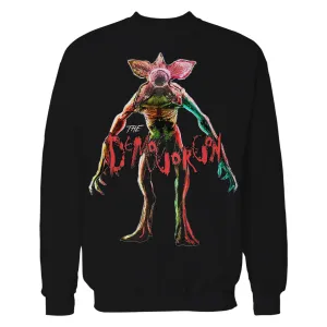 Stranger Things Demogorgon Pose Sweatshirt (Black)