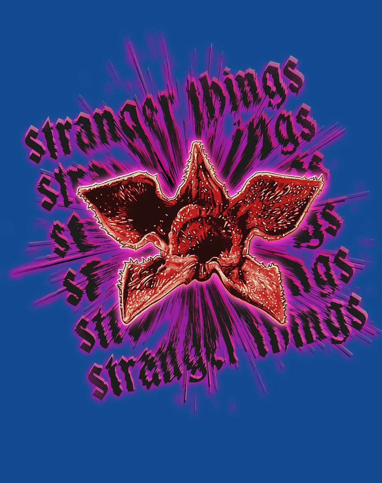 Stranger Things Demogorgon Splash Head Sweatshirt