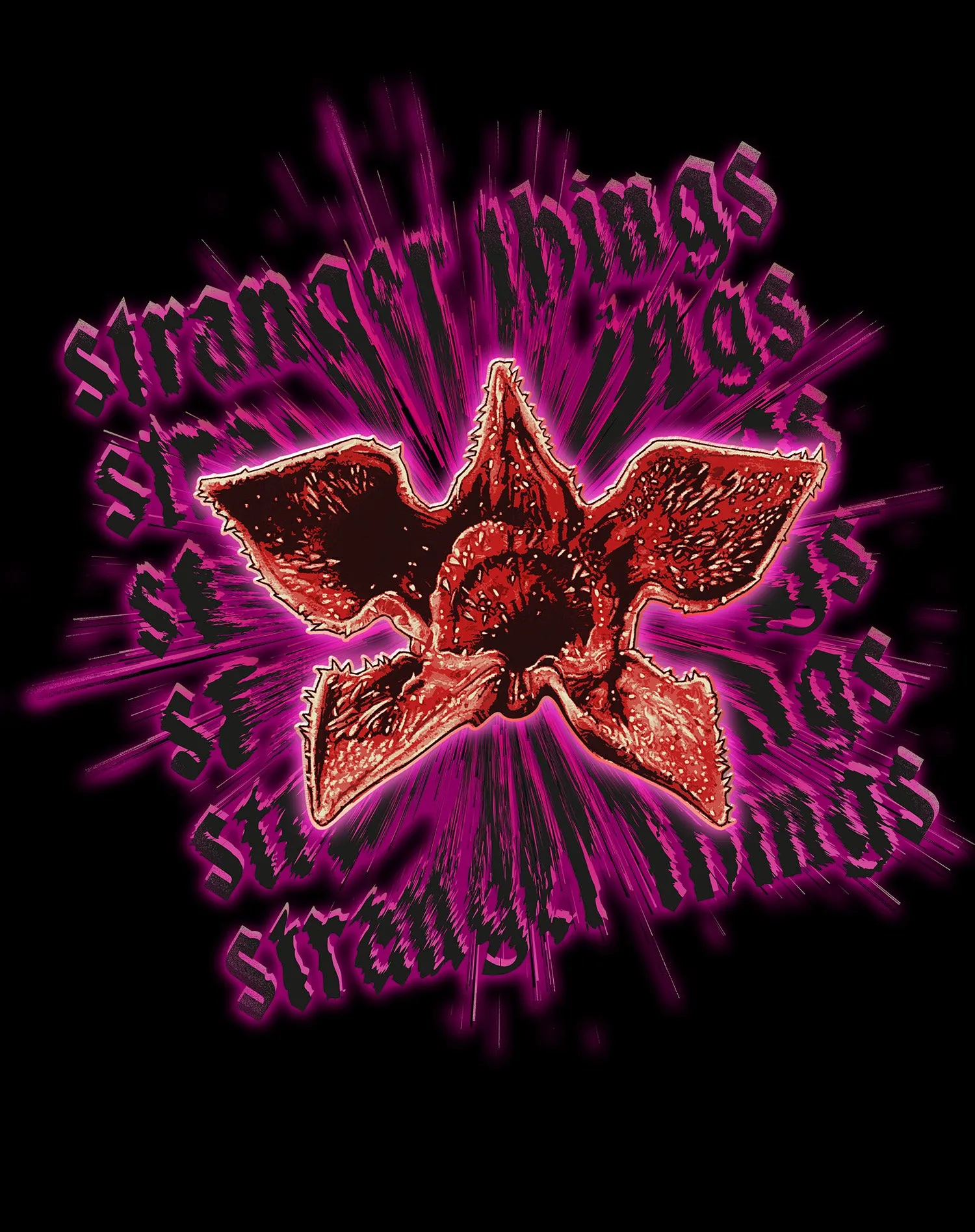 Stranger Things Demogorgon Splash Head Sweatshirt
