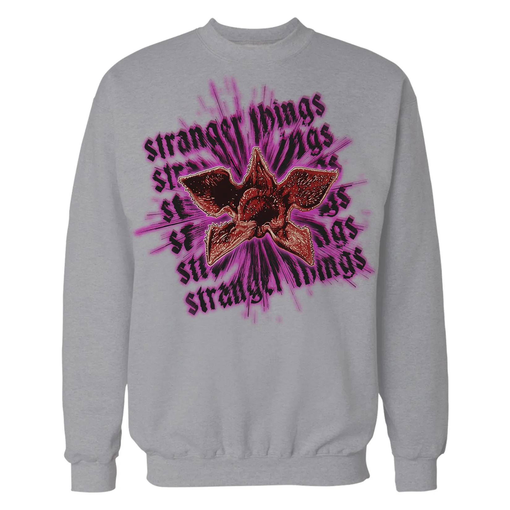 Stranger Things Demogorgon Splash Head Sweatshirt