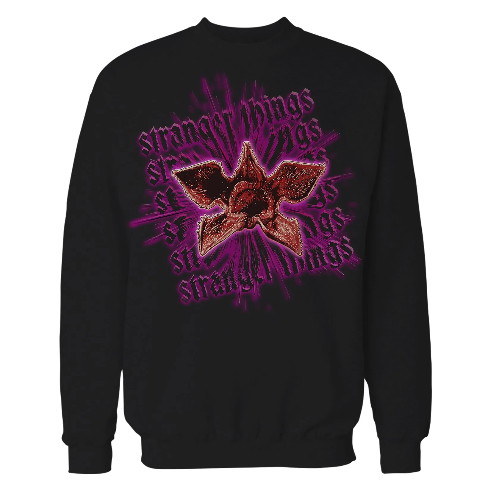 Stranger Things Demogorgon Splash Head Sweatshirt
