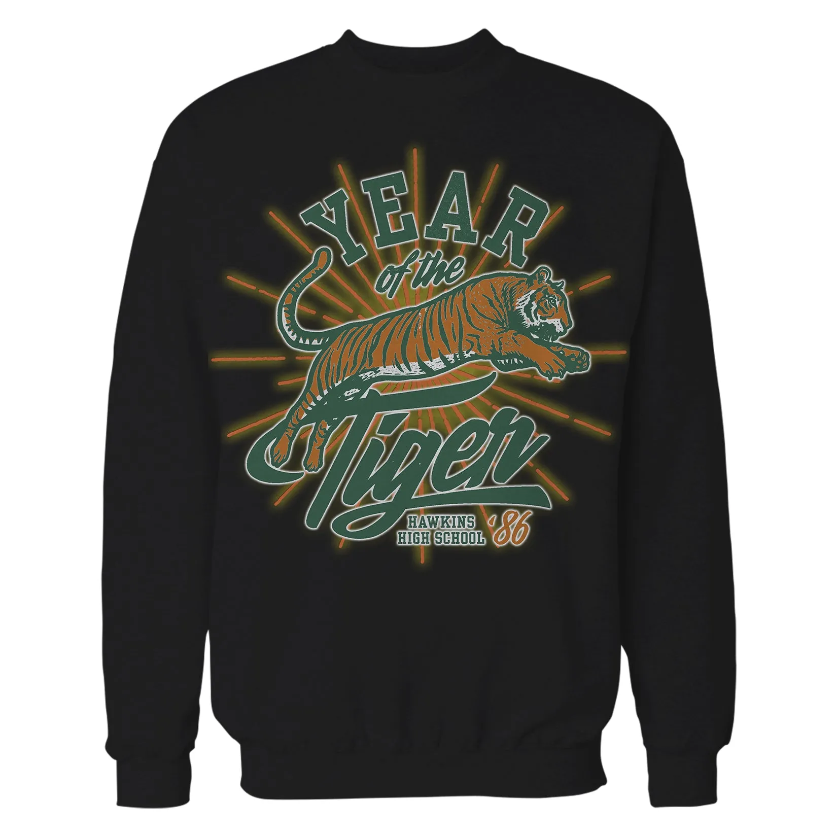 Stranger Things Hawkins High Tigers 1986 Sweatshirt