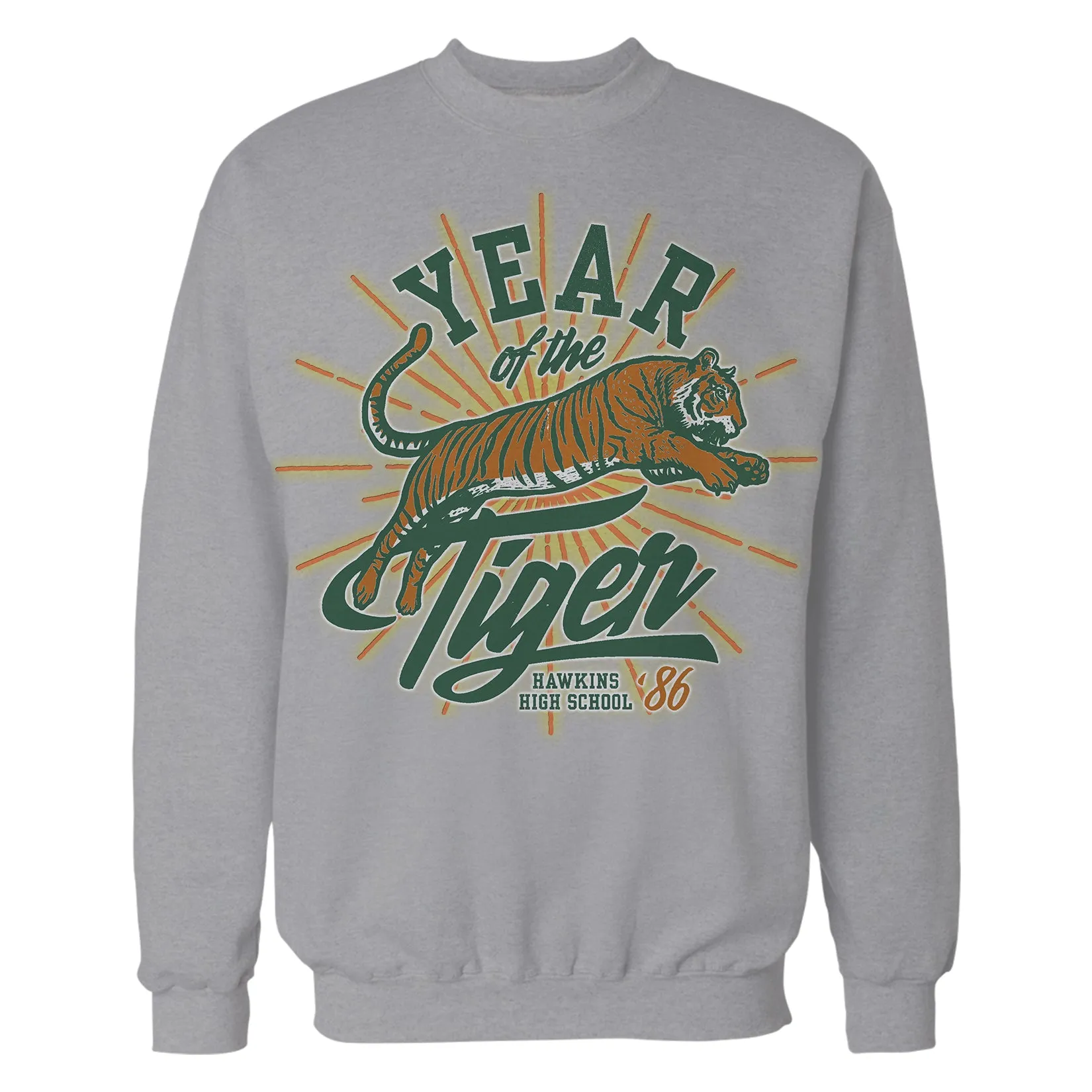 Stranger Things Hawkins High Tigers 1986 Sweatshirt