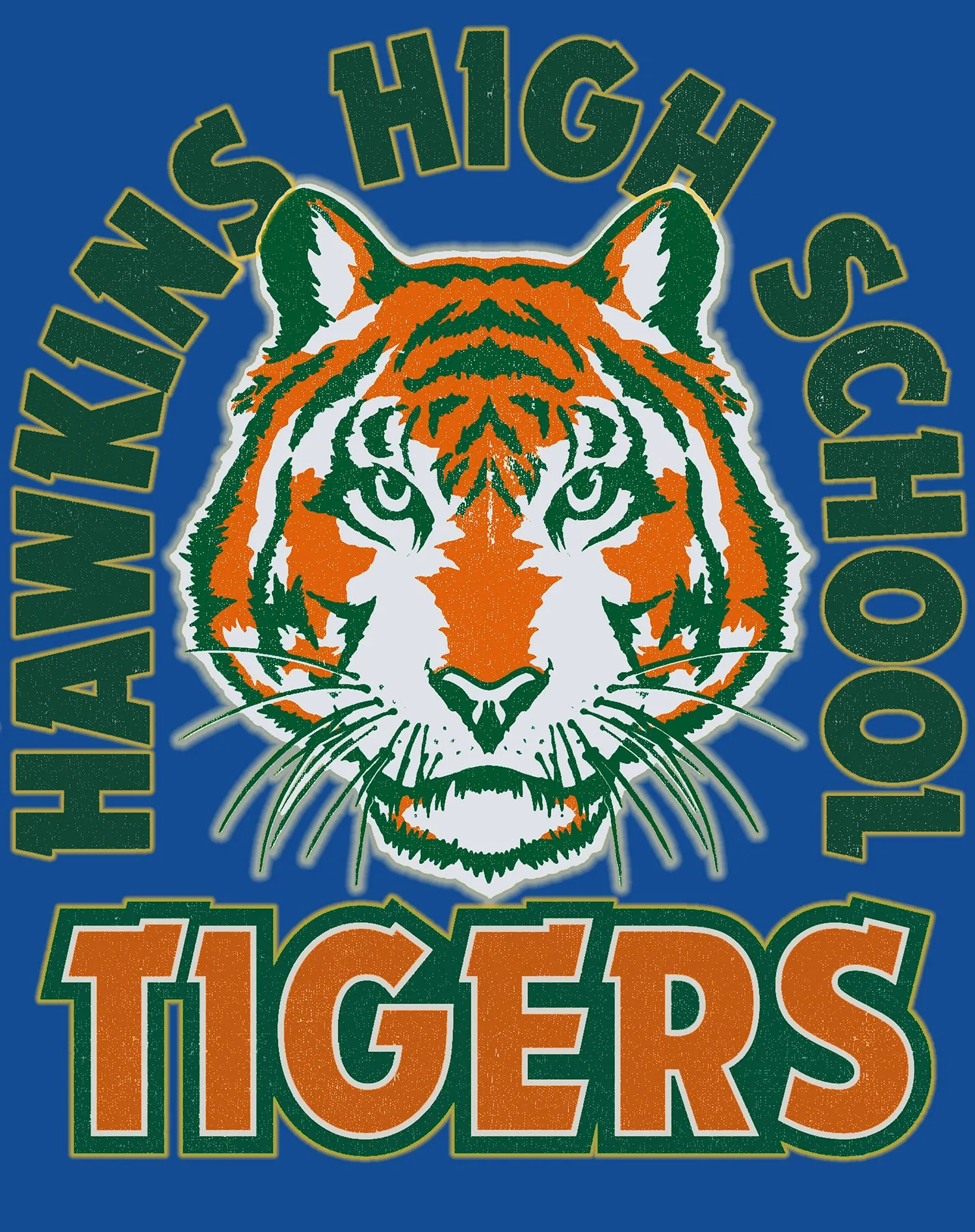 Stranger Things Hawkins High Tigers Stare Sweatshirt