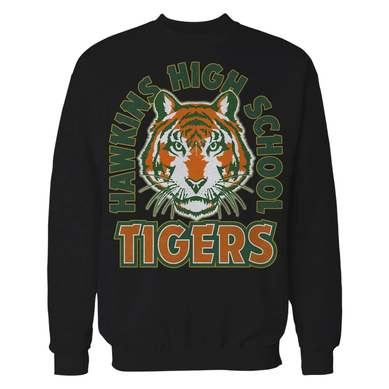 Stranger Things Hawkins High Tigers Stare Sweatshirt