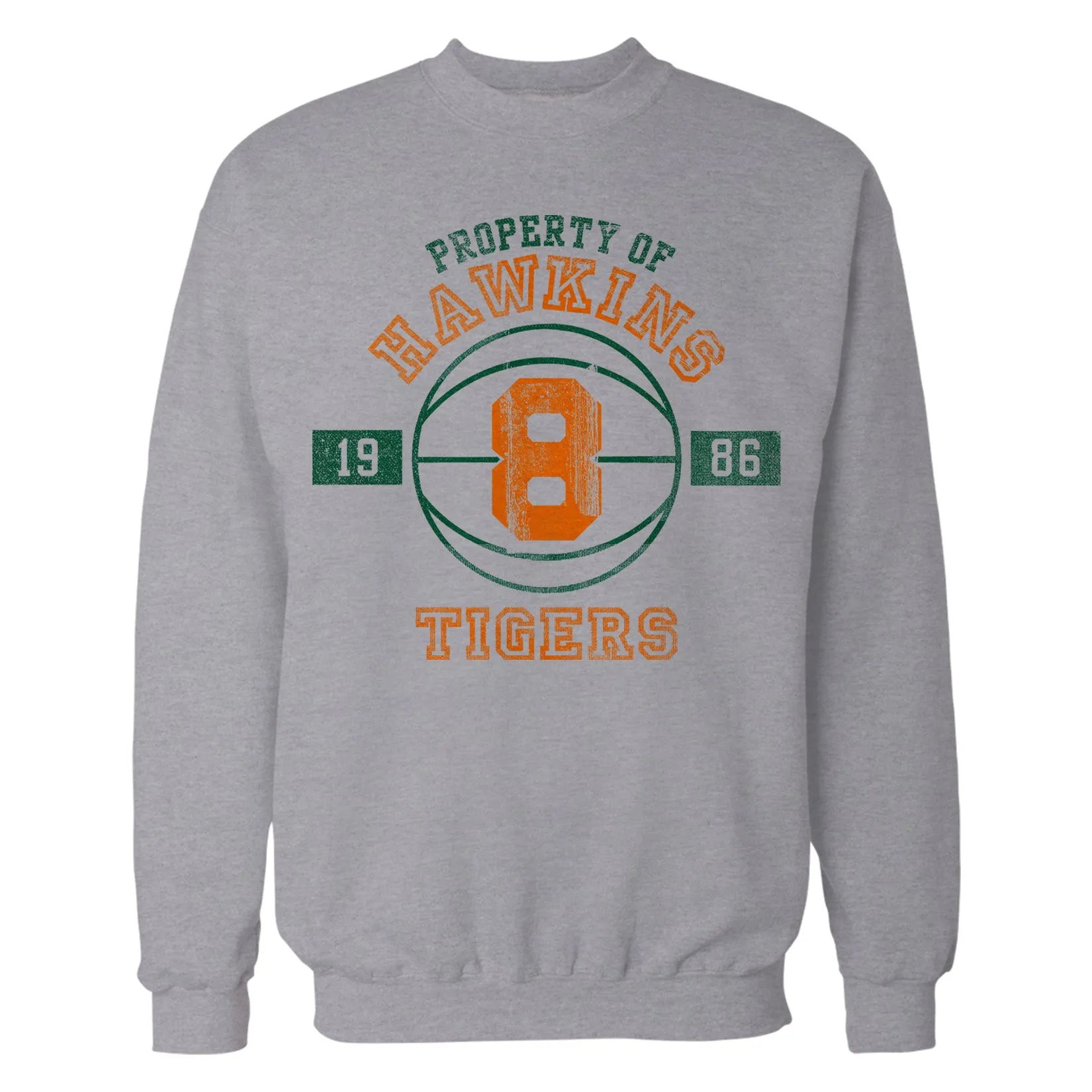 Stranger Things Hawkins Tigers Varsity Basketball Sweatshirt