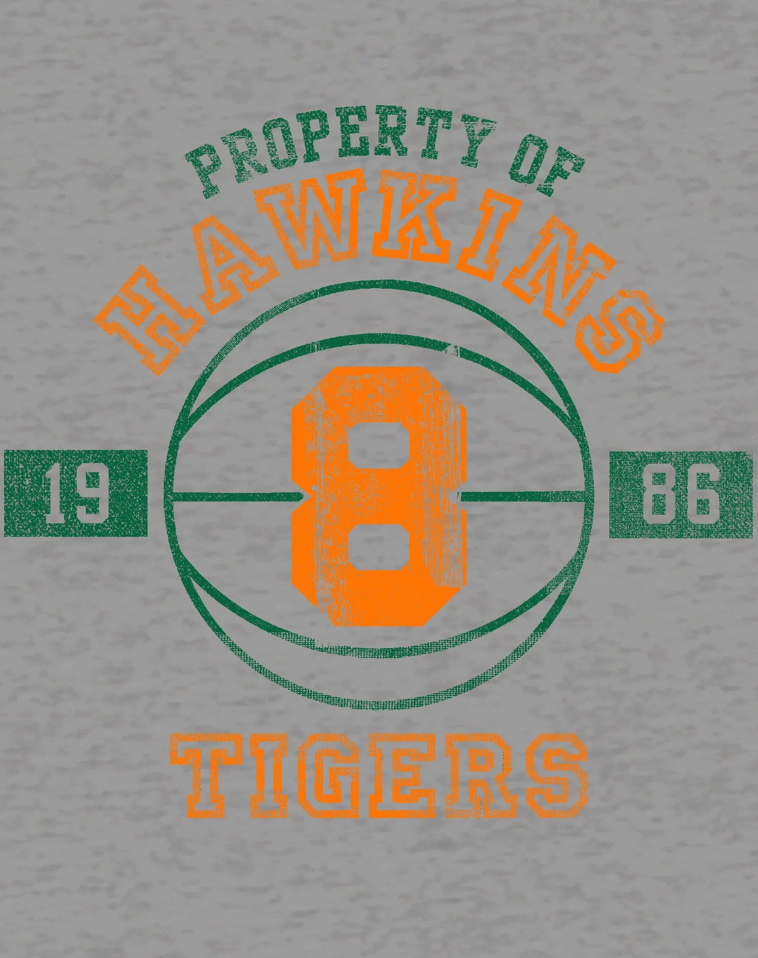 Stranger Things Hawkins Tigers Varsity Basketball Sweatshirt