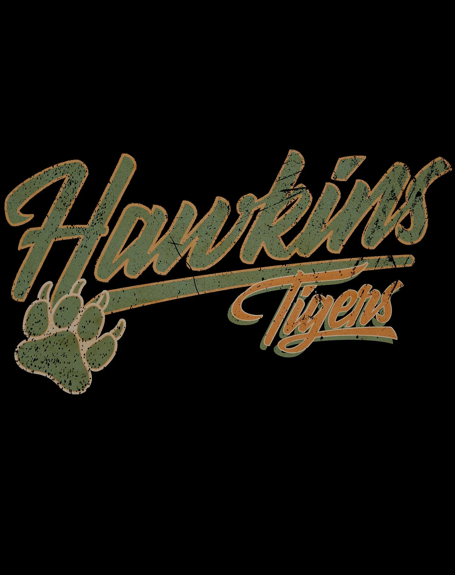 Stranger Things Hawkins Tigers Varsity Vintage Sweatshirt