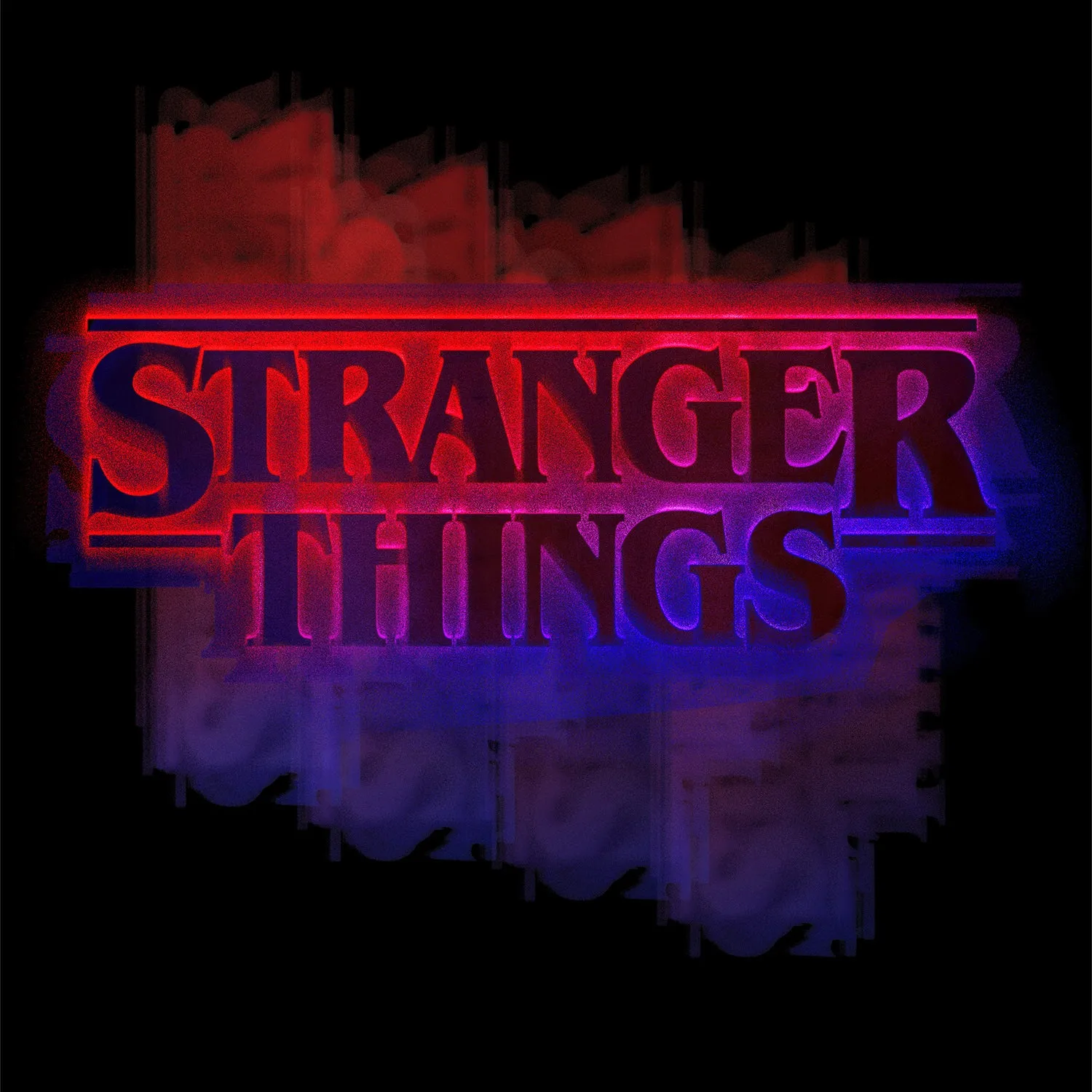 Stranger Things Logo Graffiti Stencil Sweatshirt