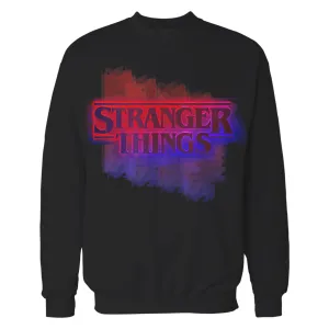 Stranger Things Logo Graffiti Stencil Sweatshirt
