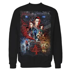 Stranger Things S4 Poster Vintage Battle Sweatshirt