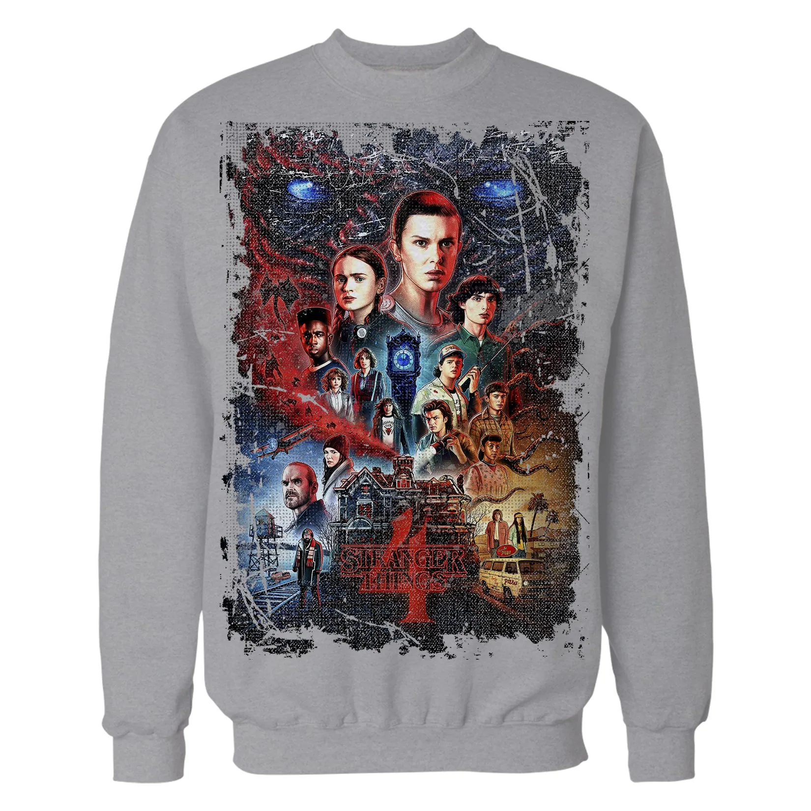Stranger Things S4 Poster Vintage Battle Sweatshirt
