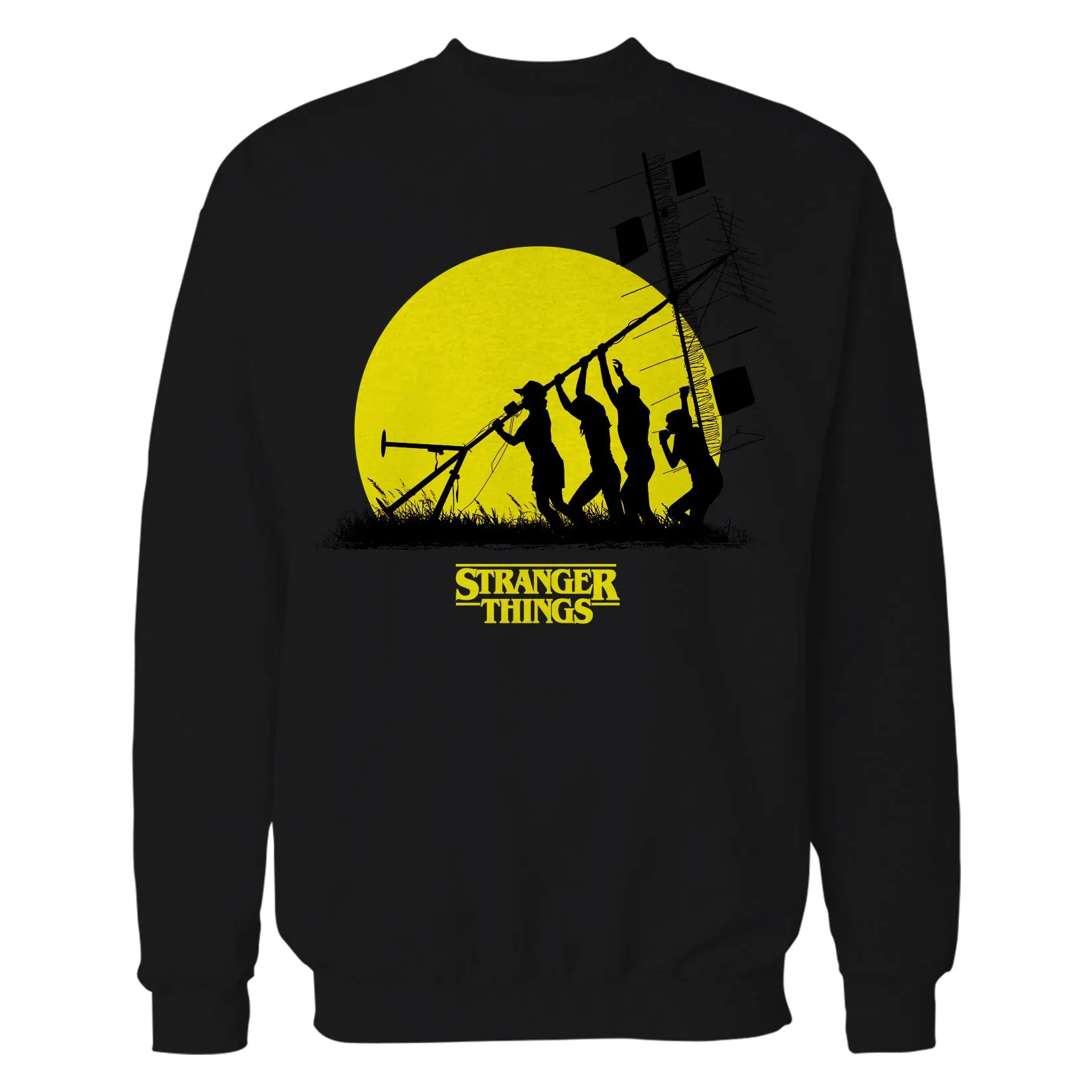 Stranger Things Stencil The Party Aerial Official Sweatshirt
