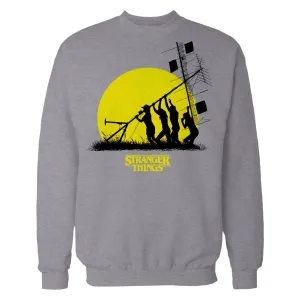 Stranger Things Stencil The Party Aerial Official Sweatshirt