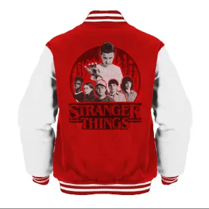 Stranger Things The Party Graffiti Splash Varsity Jacket