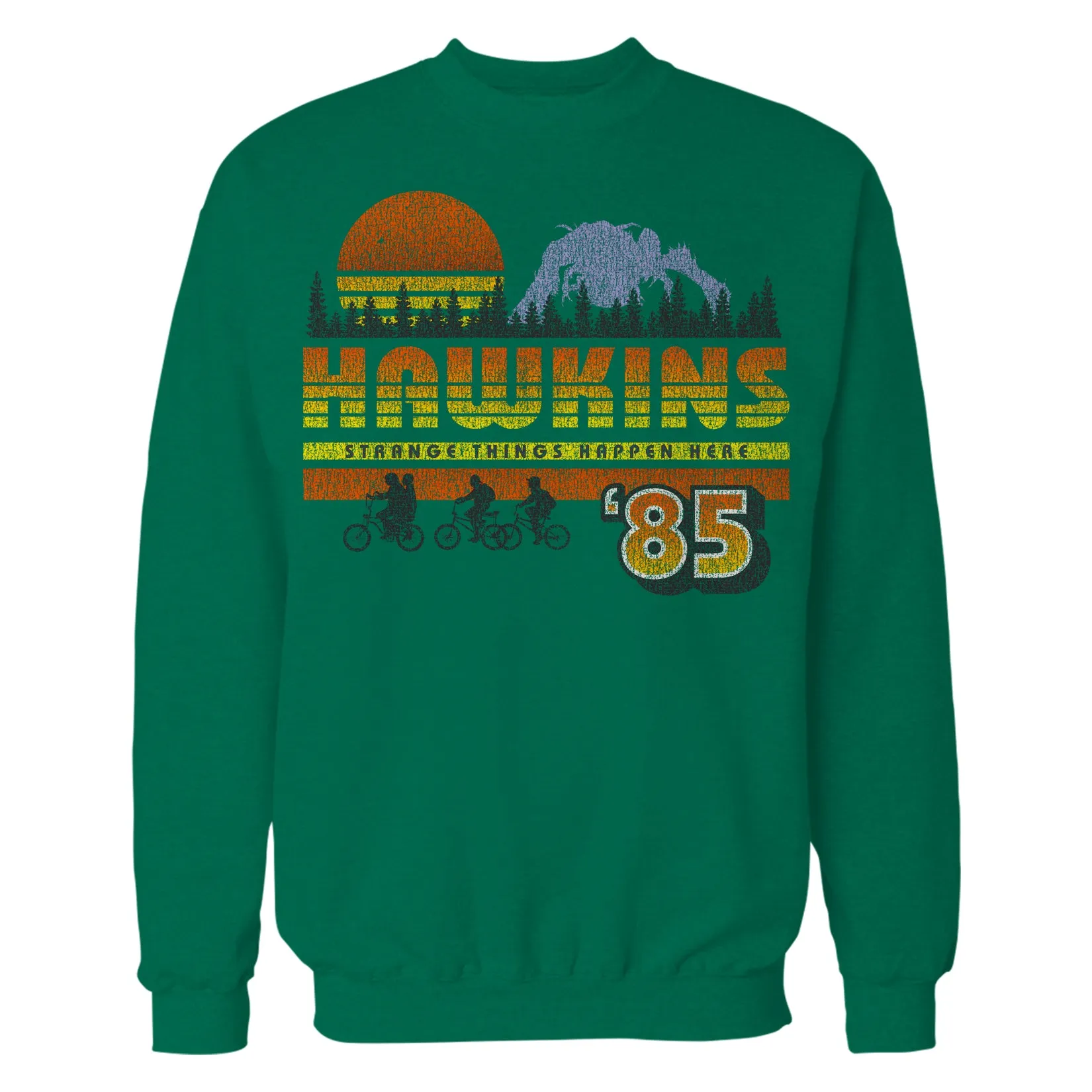 Stranger Things Vintage 85 The Party Strange Things Happen Here Official Sweatshirt