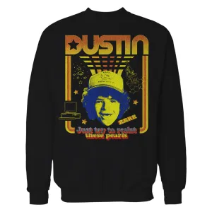 Stranger Things Vintage Dustin Retro Gaming Meme Pearls Official Sweatshirt