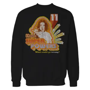 Stranger Things Vintage Eleven Retro Pose Super Powers Official Sweatshirt