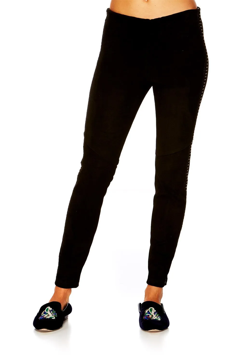 STRETCH LEATHER LEGGINGS CHAMBER OF REFLECTIONS
