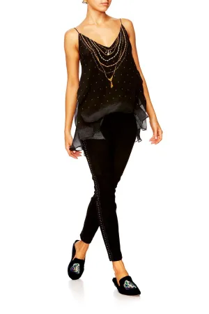 STRETCH LEATHER LEGGINGS CHAMBER OF REFLECTIONS