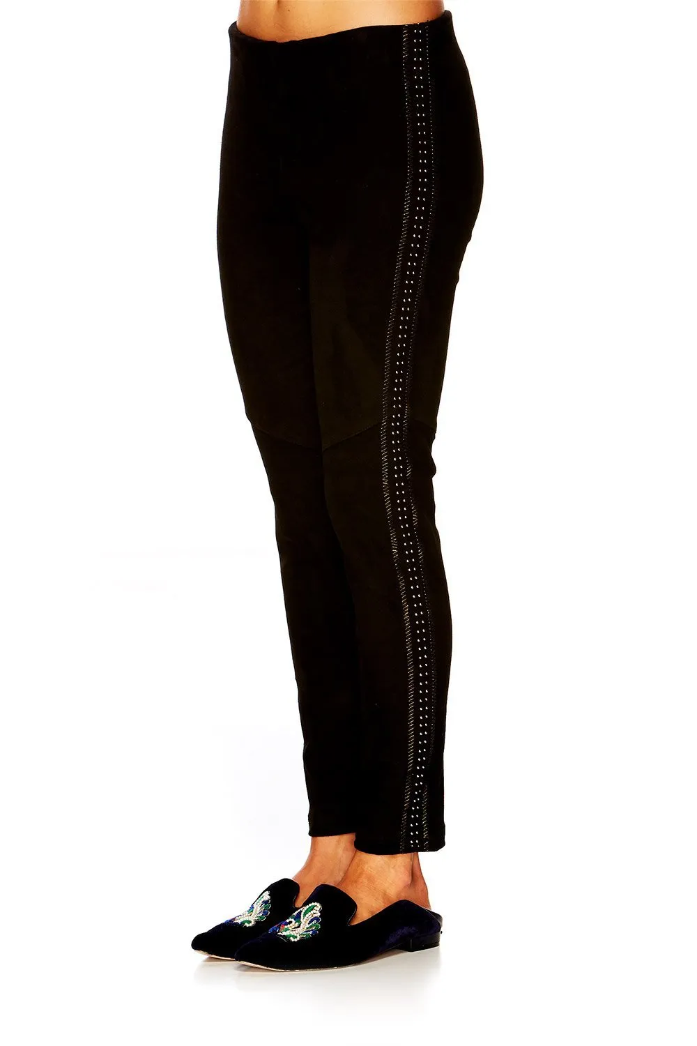 STRETCH LEATHER LEGGINGS CHAMBER OF REFLECTIONS