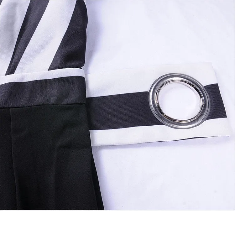 Stripe Top Jumpsuit W/ Belt