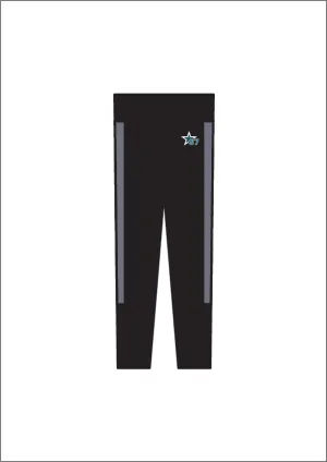 STUDIO 7 - BLACK AND GREY BOYS TRACKSUIT BOTTOMS