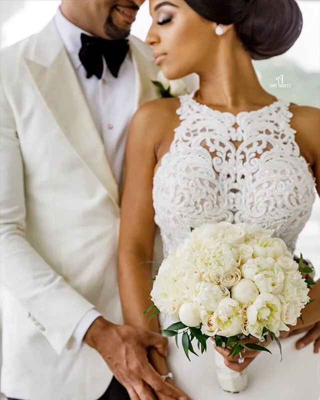 Stunning 2020 Crew Mermaid Sexy Sweep Train Bridal Dress Vintage Inspired (Exclusive Members Only)