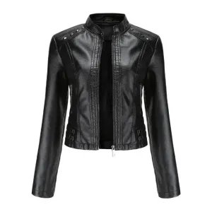 Stylish faux fur jacket for the modern woman