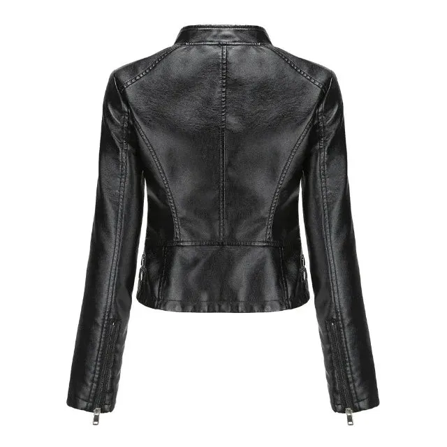 Stylish faux fur jacket for the modern woman