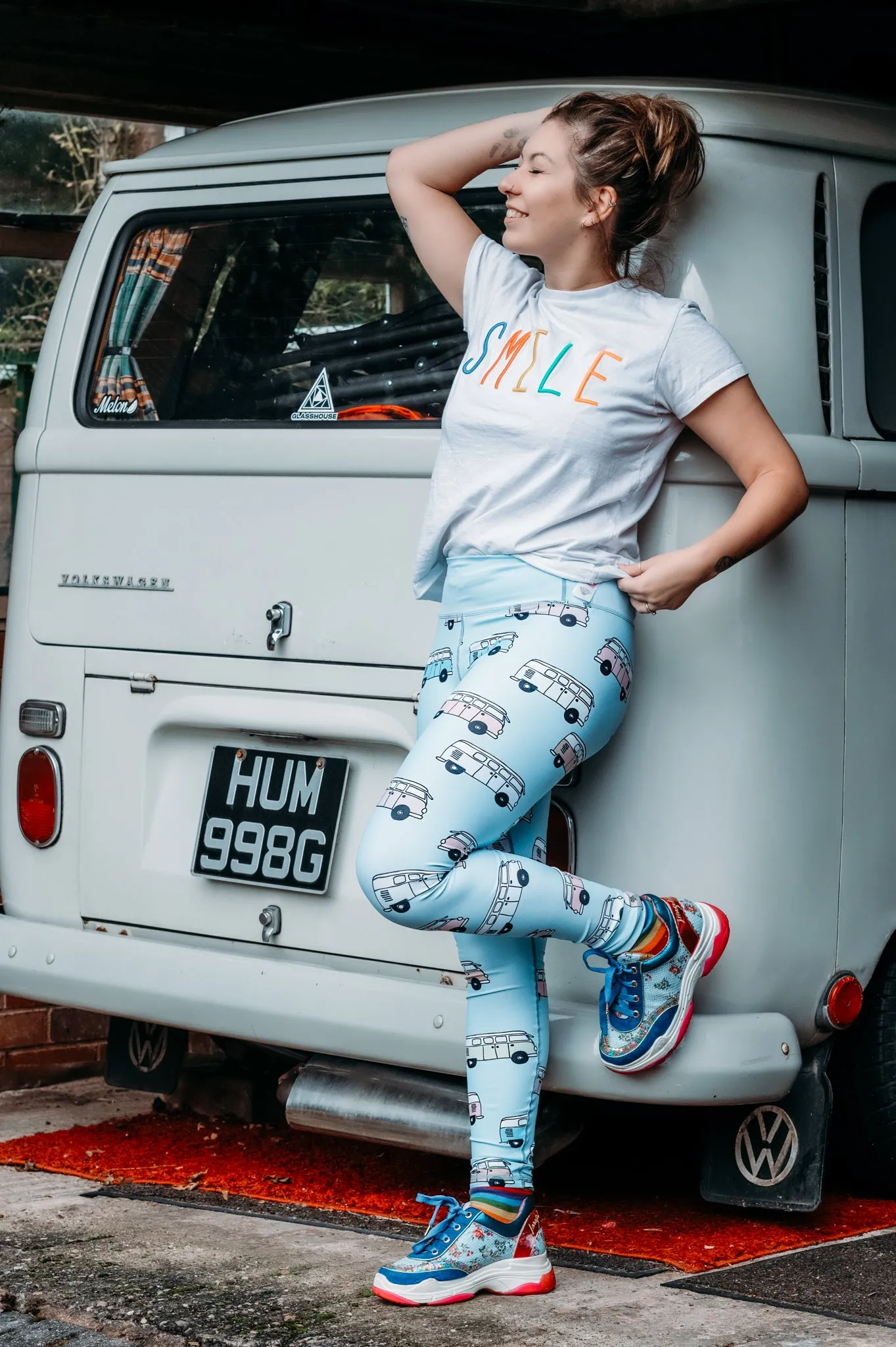 Summer Days Women’s Activewear Leggings Regular Length