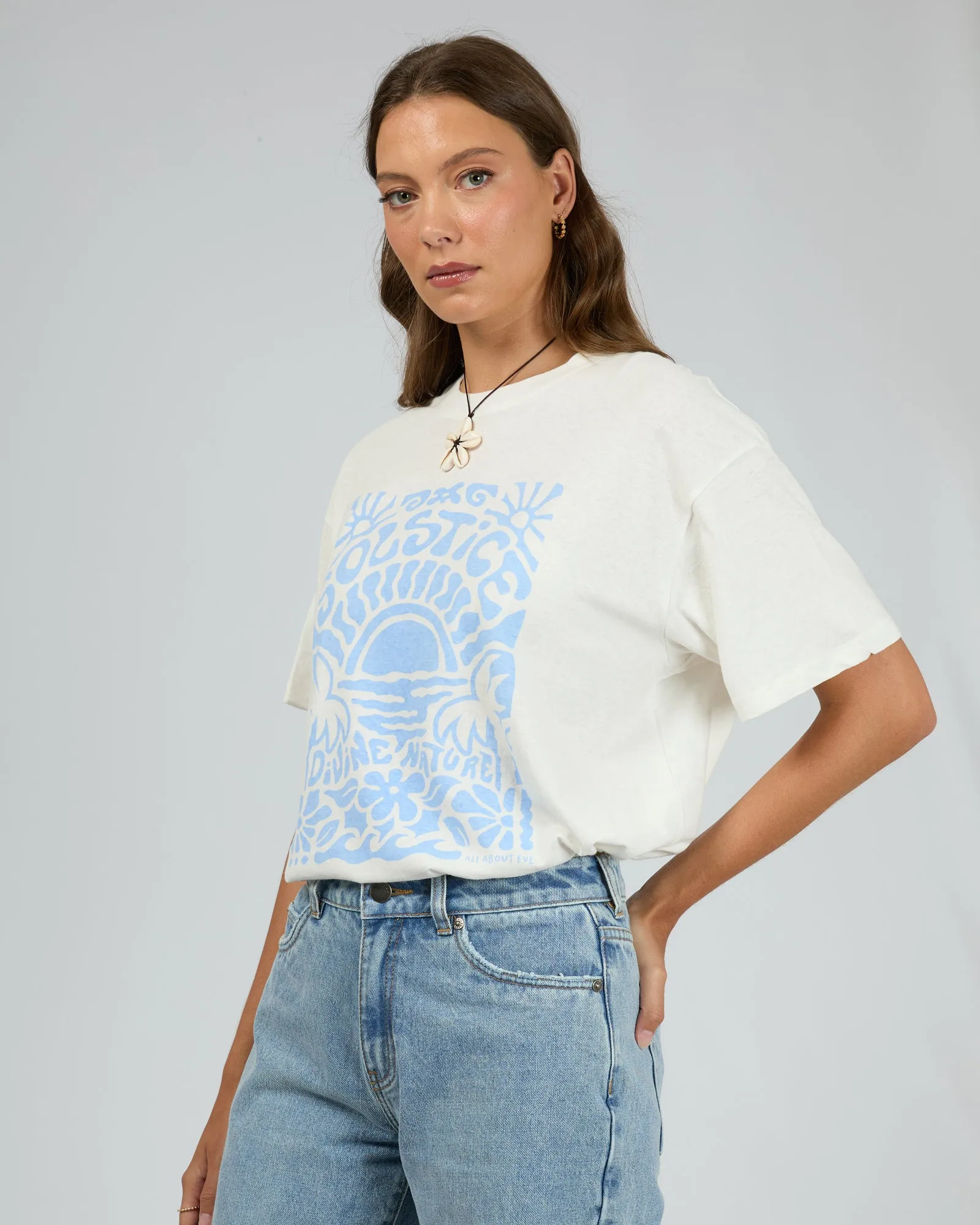 Summer Solstice Tee Vintage White
