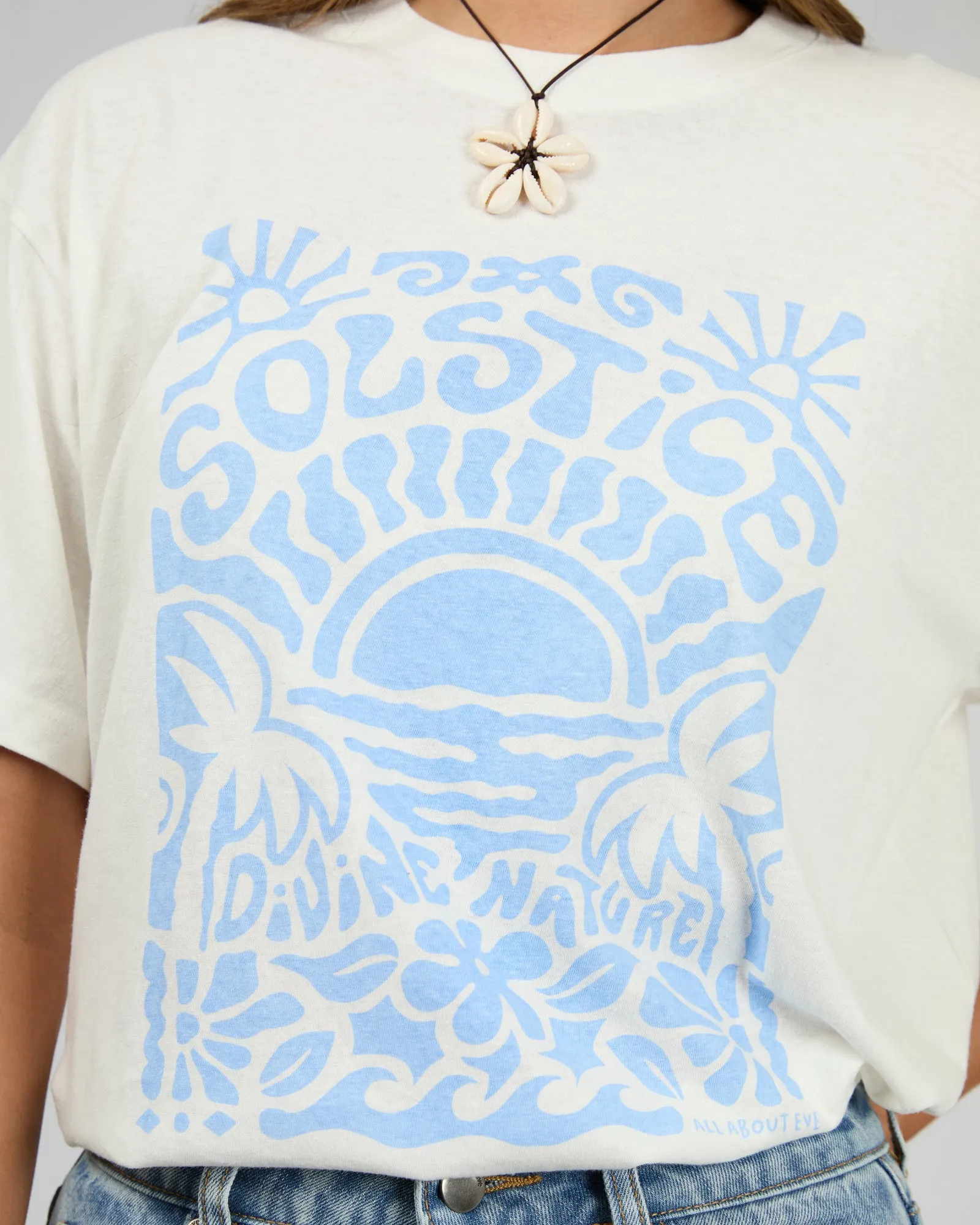 Summer Solstice Tee Vintage White