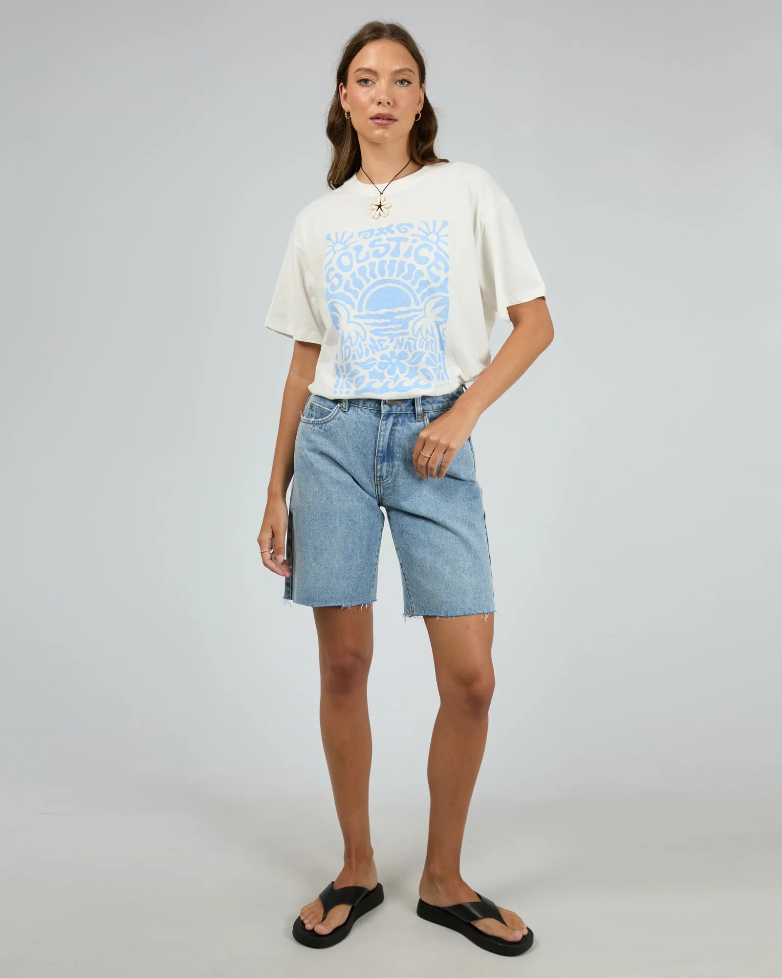 Summer Solstice Tee Vintage White