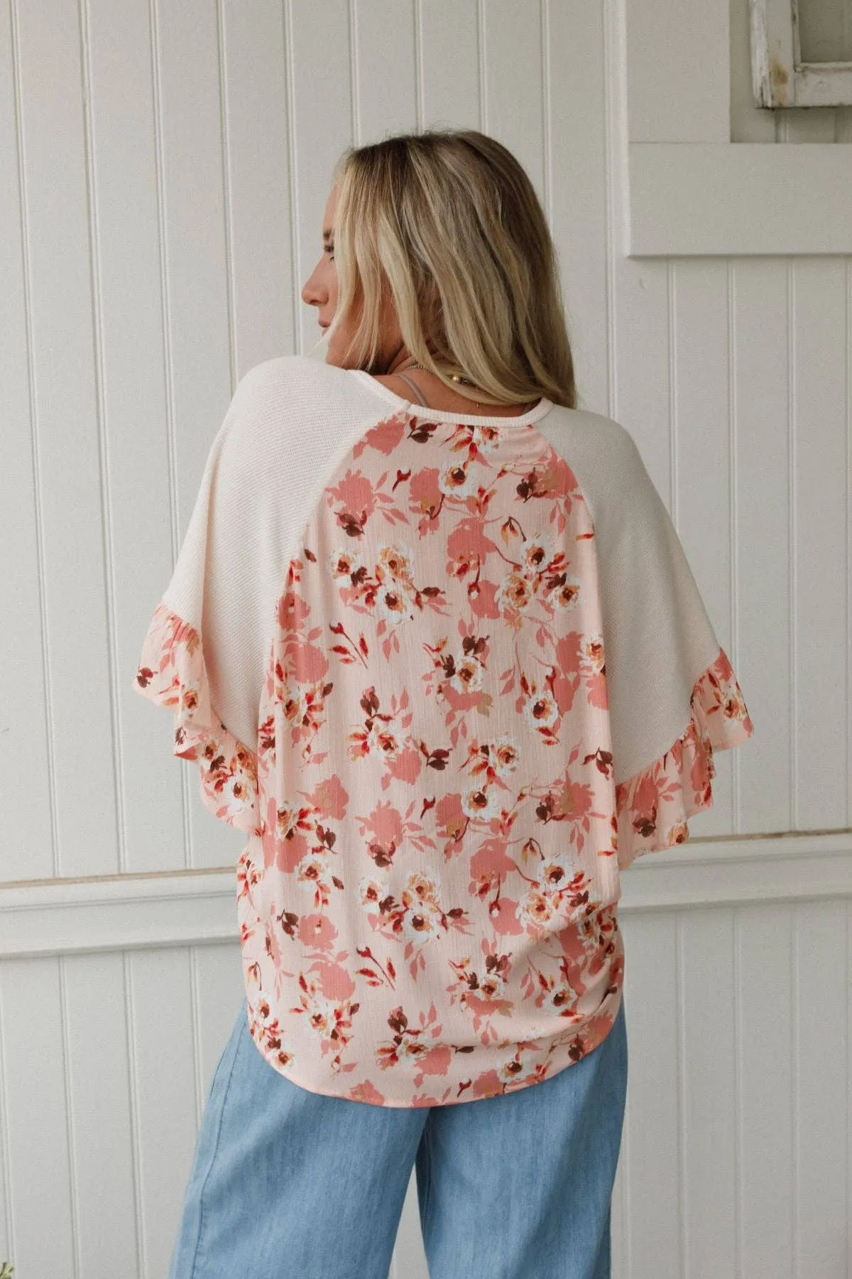 SUNLIT MEADOW TOP - BEIGE