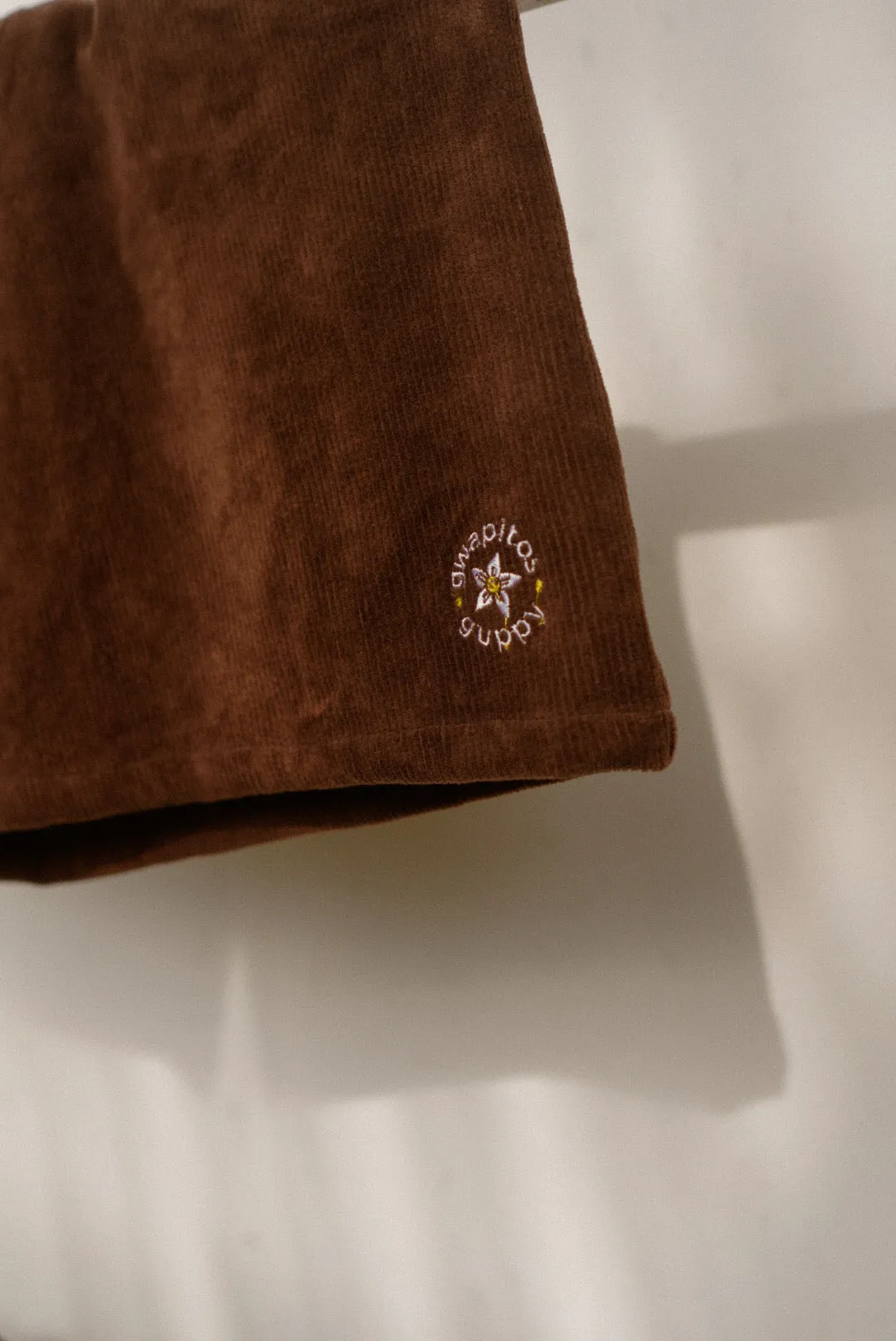 Take It Easy Icon Corduroy Shorts - Brown