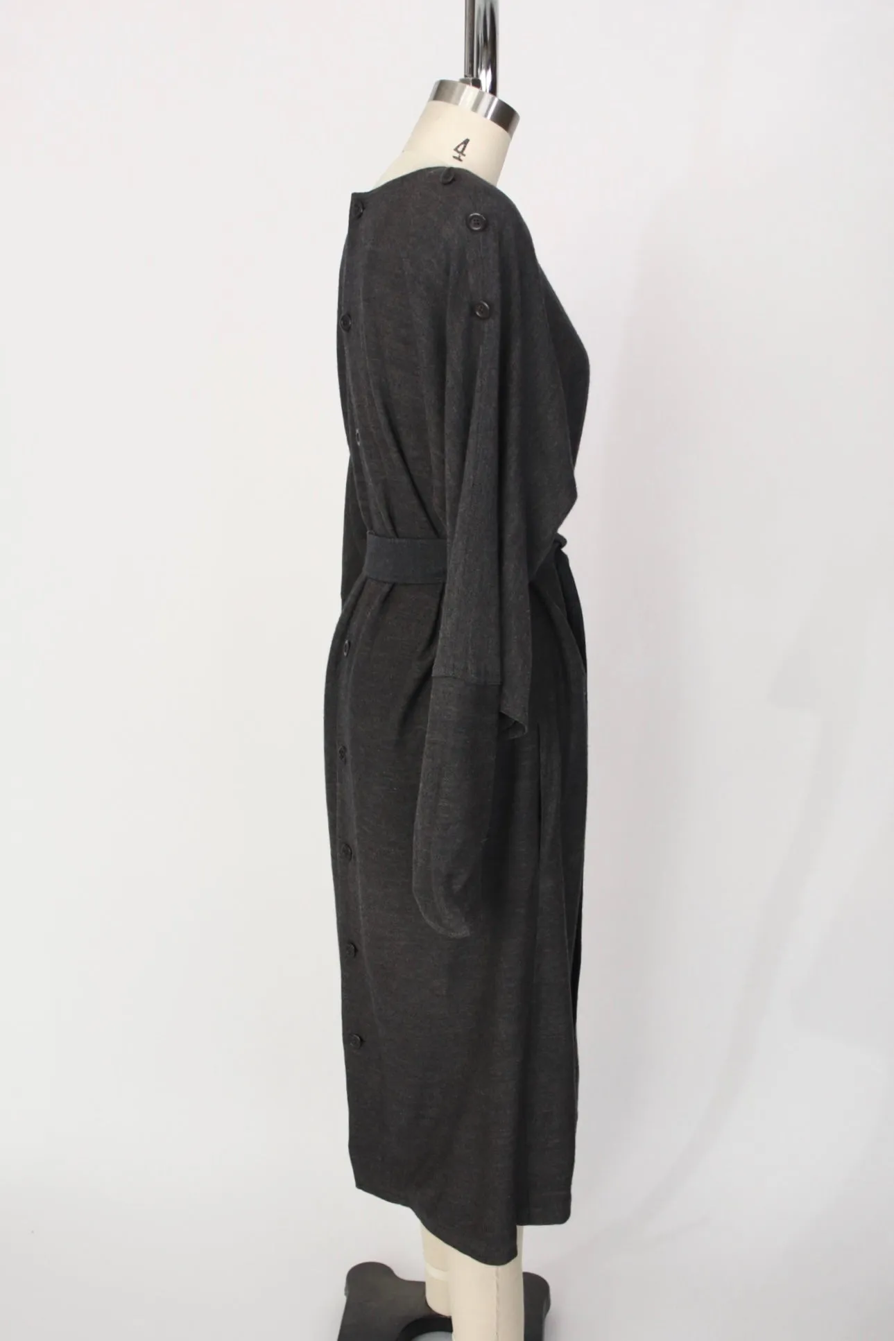 Takezo Wool Kimono Sleeve Dress