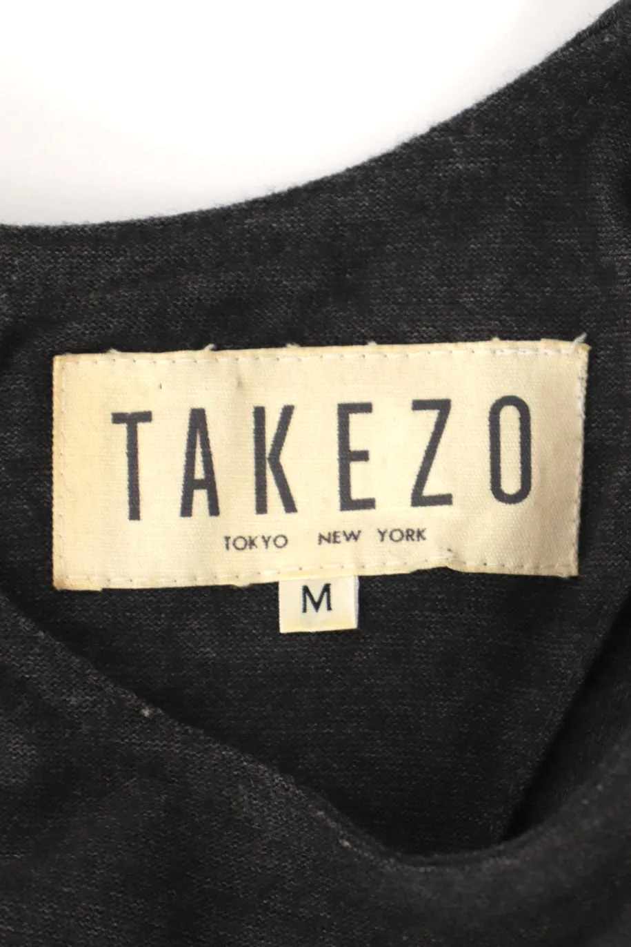 Takezo Wool Kimono Sleeve Dress
