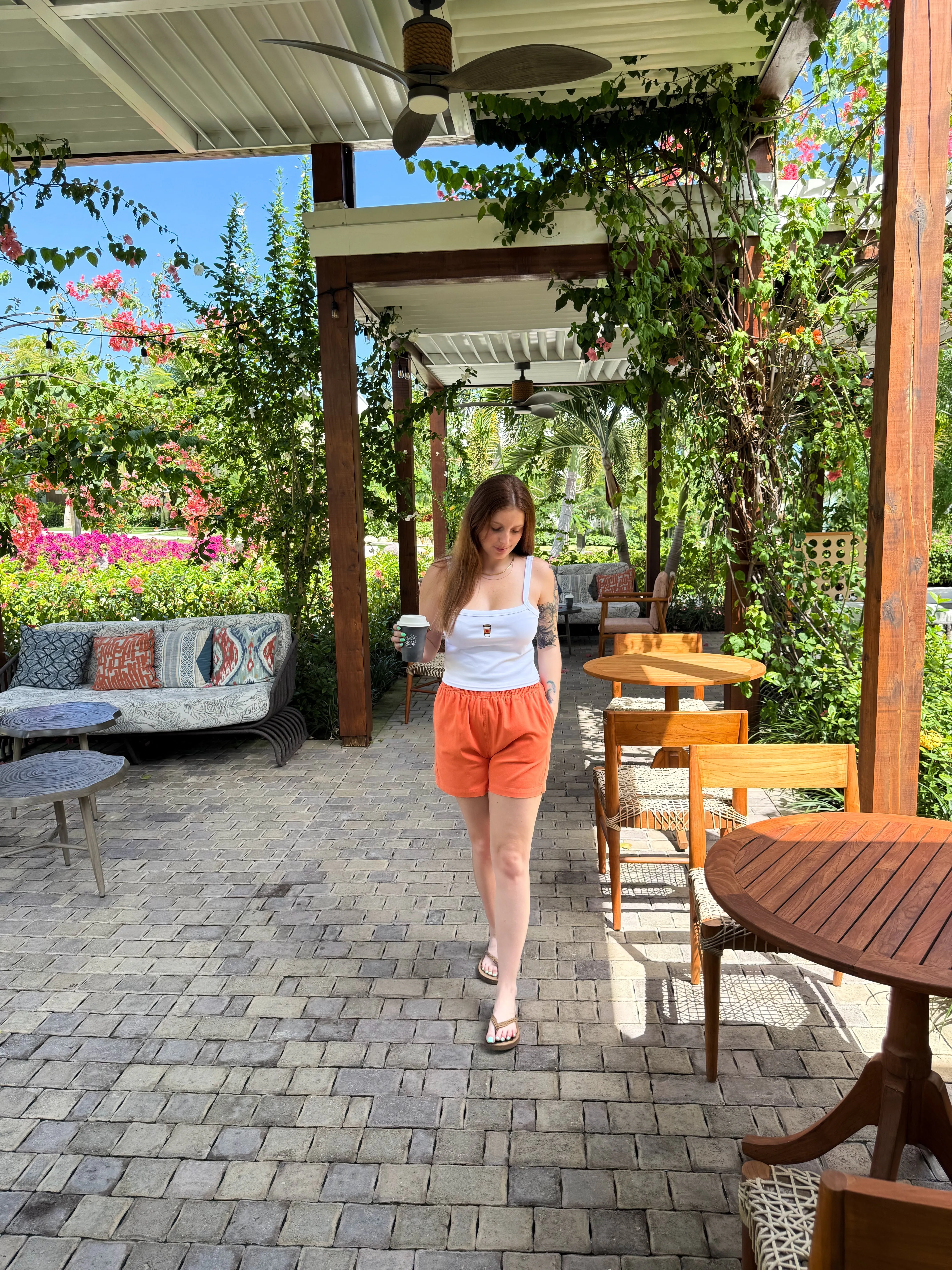 Tangerine Pull-On Shorts
