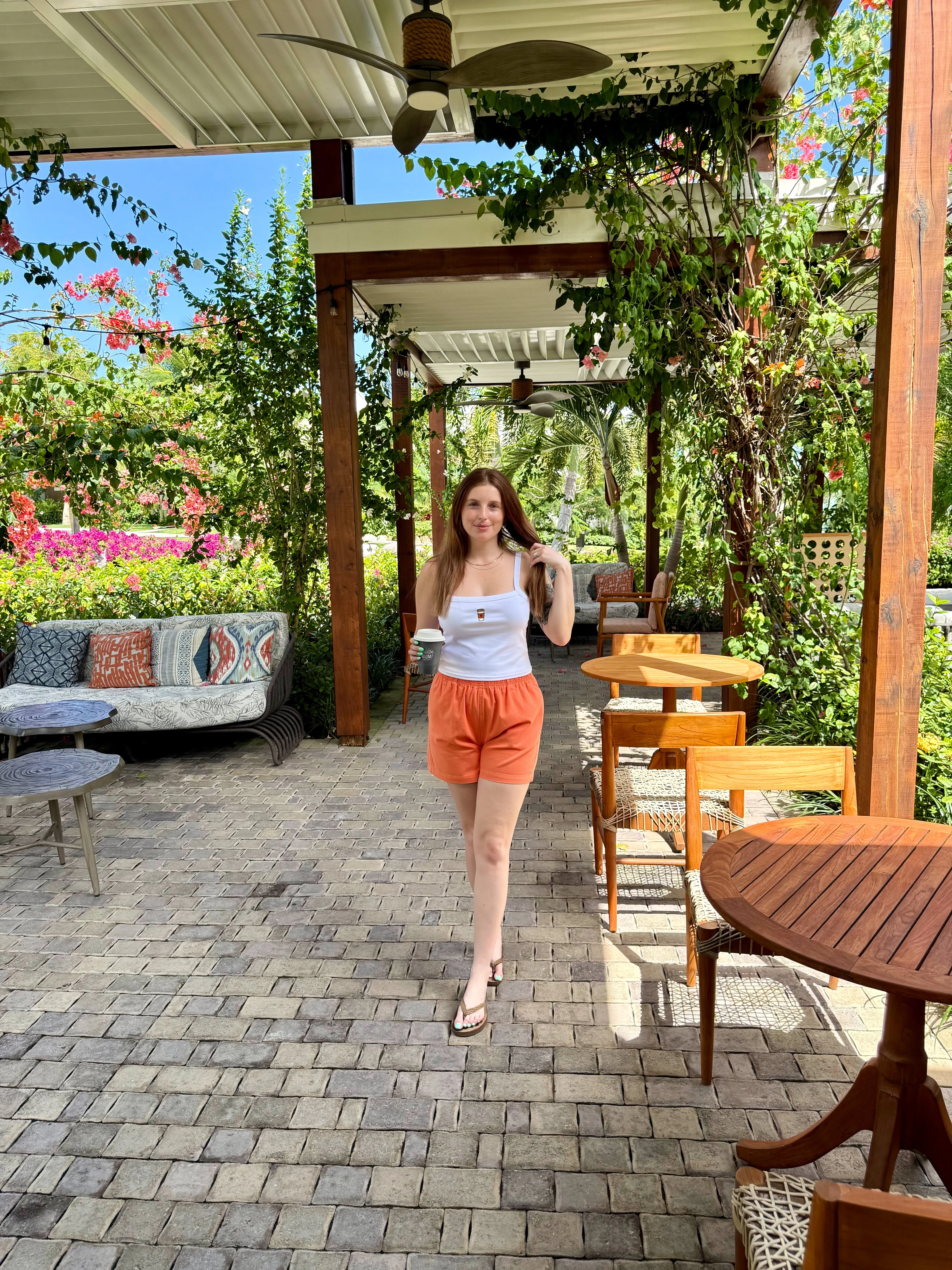 Tangerine Pull-On Shorts