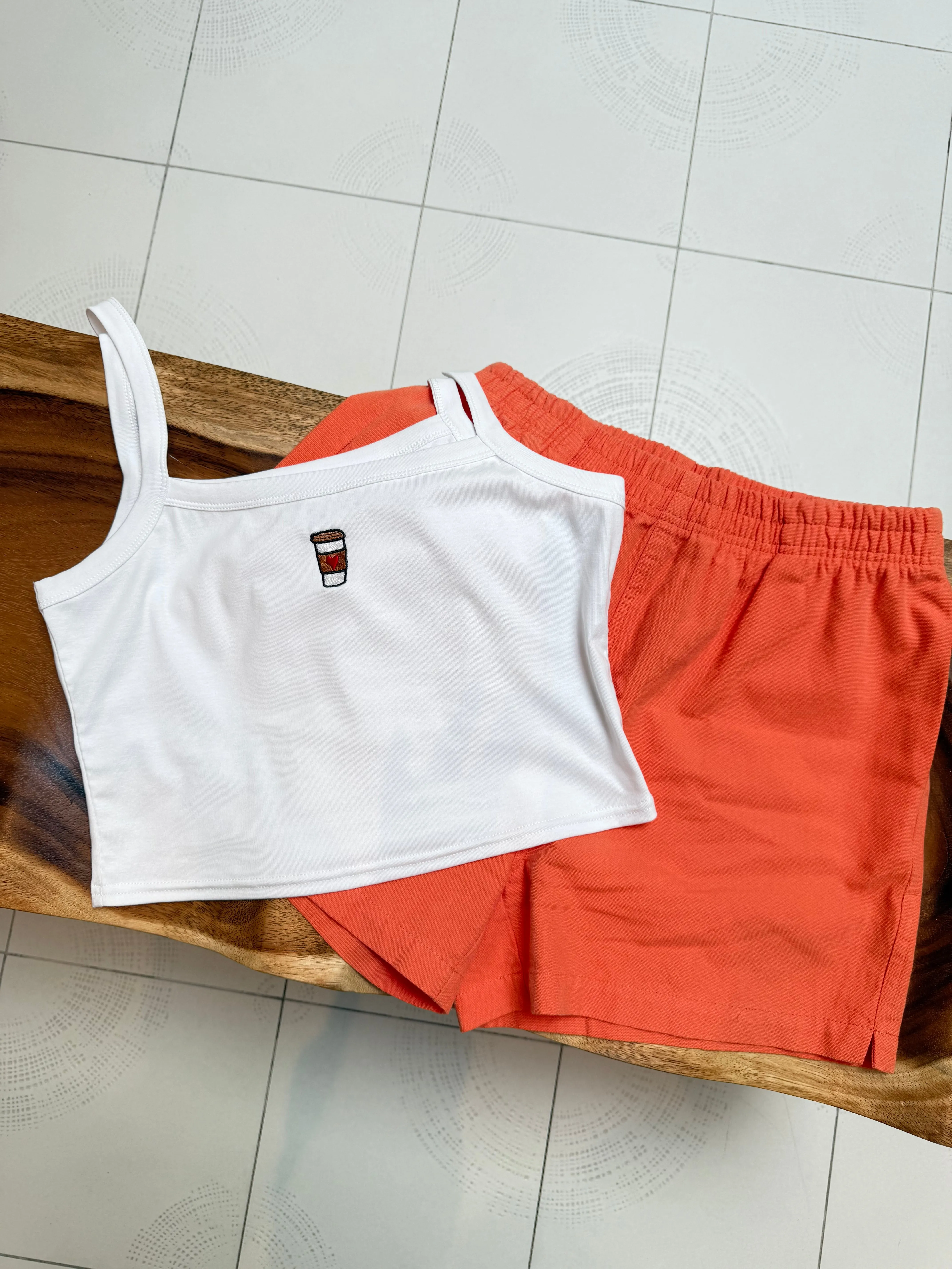 Tangerine Pull-On Shorts