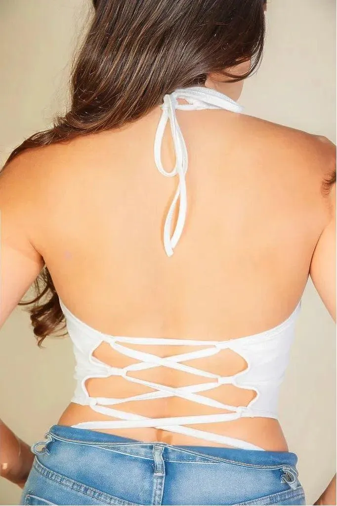 Tank Bandana Hem Square Neck Top